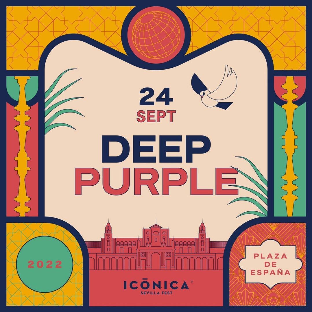 Deep Purple are pleased to announce they will be playing Icónica Sevilla Fest on September 24th 2022