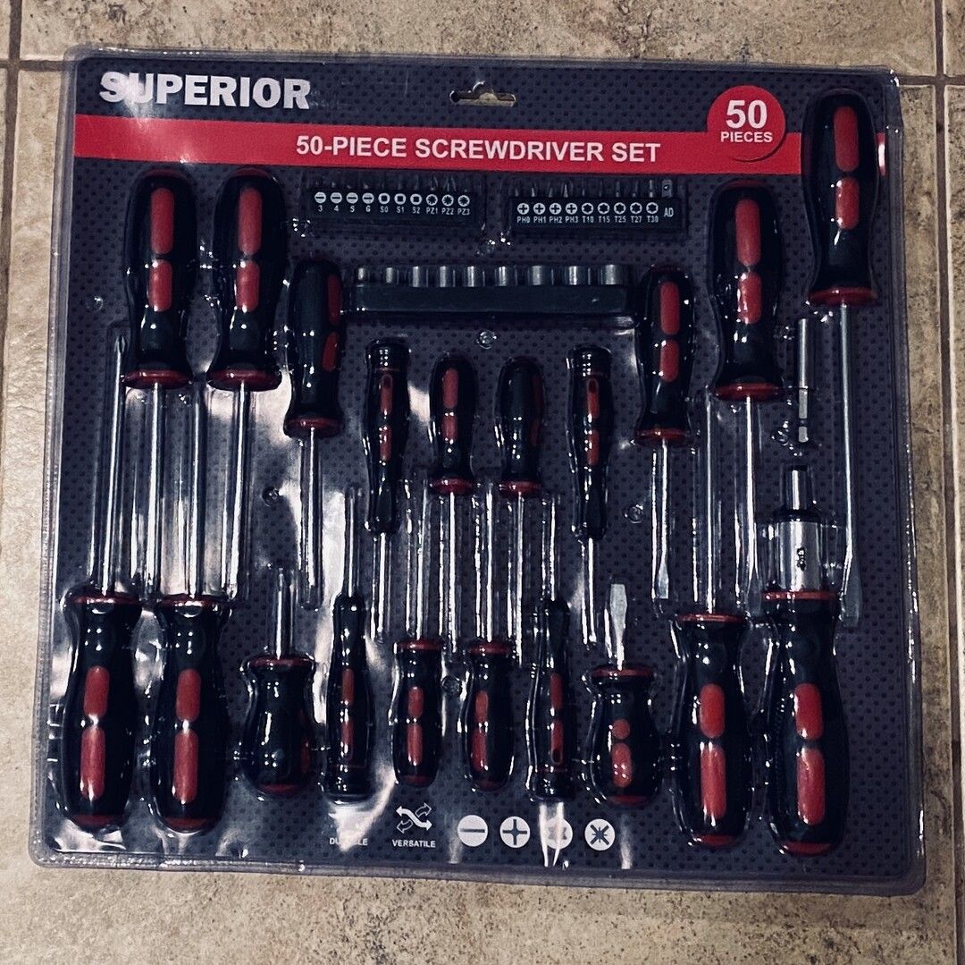 50-piece Screwdriver set by Superior