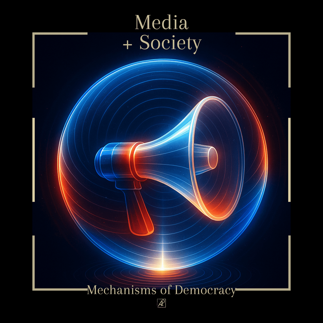 Mecanismos da Democracia 📢 Mídia e Sociedade poster image