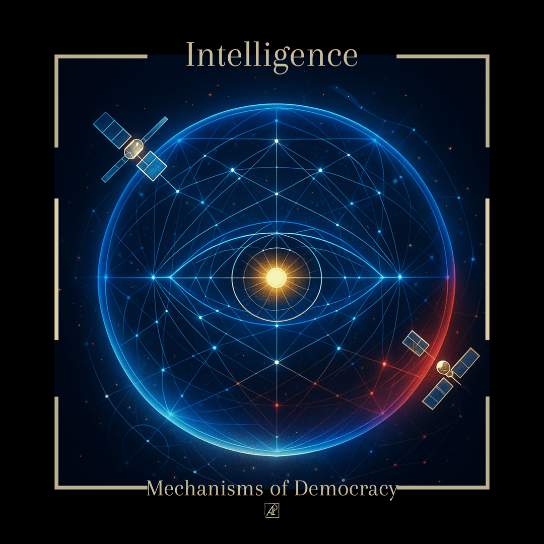 Mechanisms of Democracy 🛰 Intelligence poster image