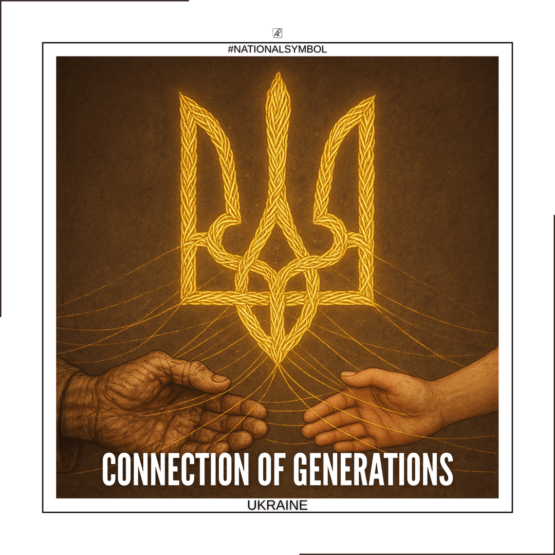 Національний Символ. Україна. 🔱🌾 Тризуб — Зв’язок поколінь poster image