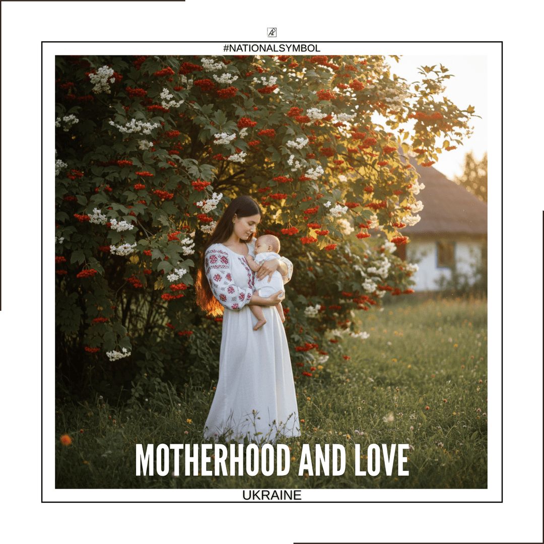 National Symbol. Ukraine. 🌺🤱 Kalyna — Motherhood and Love
