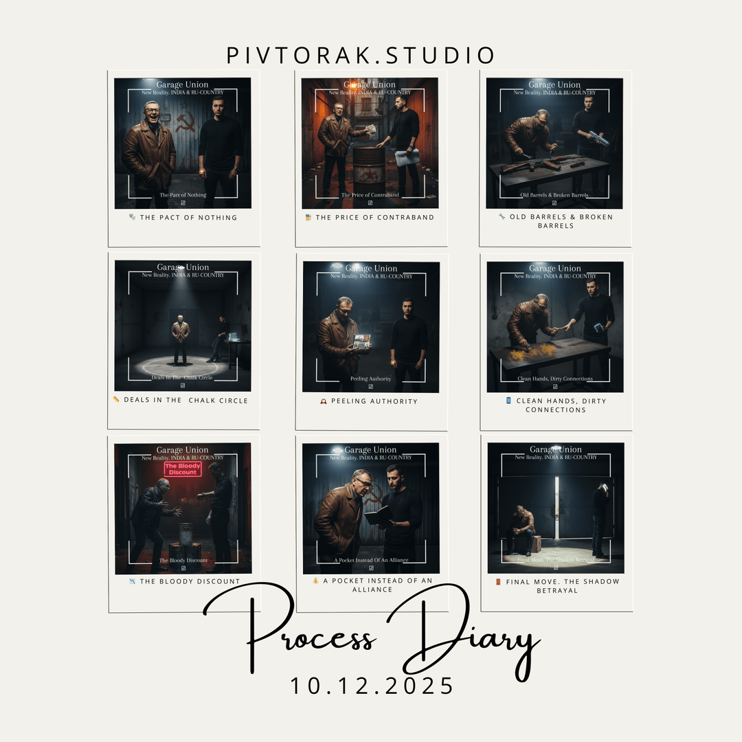 Дневник Процесса 2025 12 10 🌐 Новая Реальность. ИНДИЯ и RU-СТРАНА.🏴‍☠️ Гаражный Союз