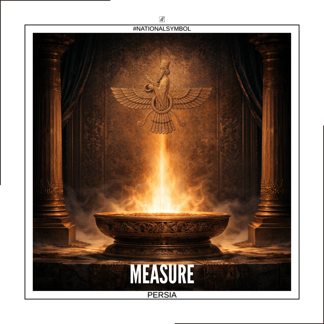 National Symbol. Persia. 🔥⚖️ Fire — Measure