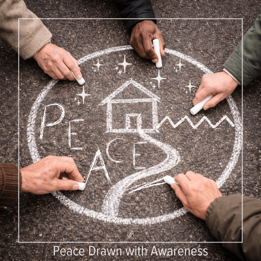 🧑‍🤝‍🧑📐🤍 Мир, Накреслений Свідомо