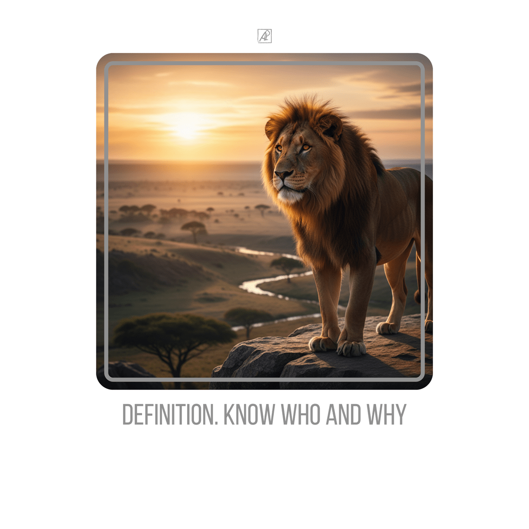 🦁🔍⏲️ Definition. Know Who And Why poster image
