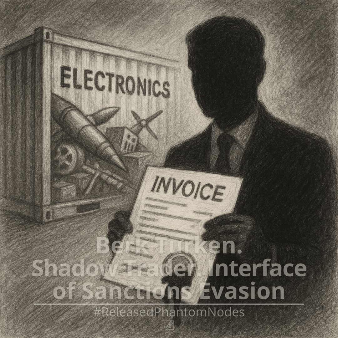 🕳️ Nó Fantasma Liberado 51: Berk Turken. Comerciante das Sombras. Interface da Evasão de Sanções poster image