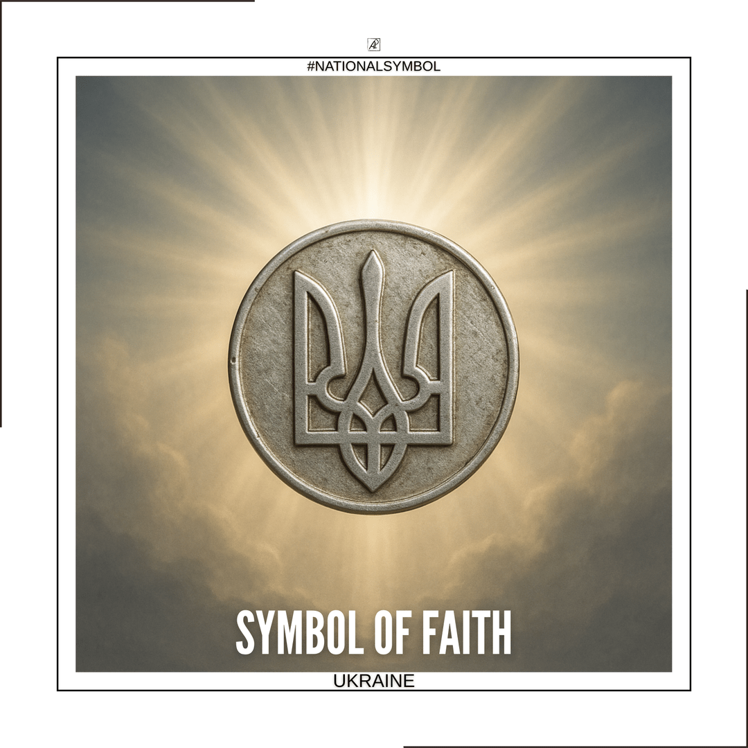 National Symbol. Ukraine. 🔱✨ Tryzub — Symbol of Faith