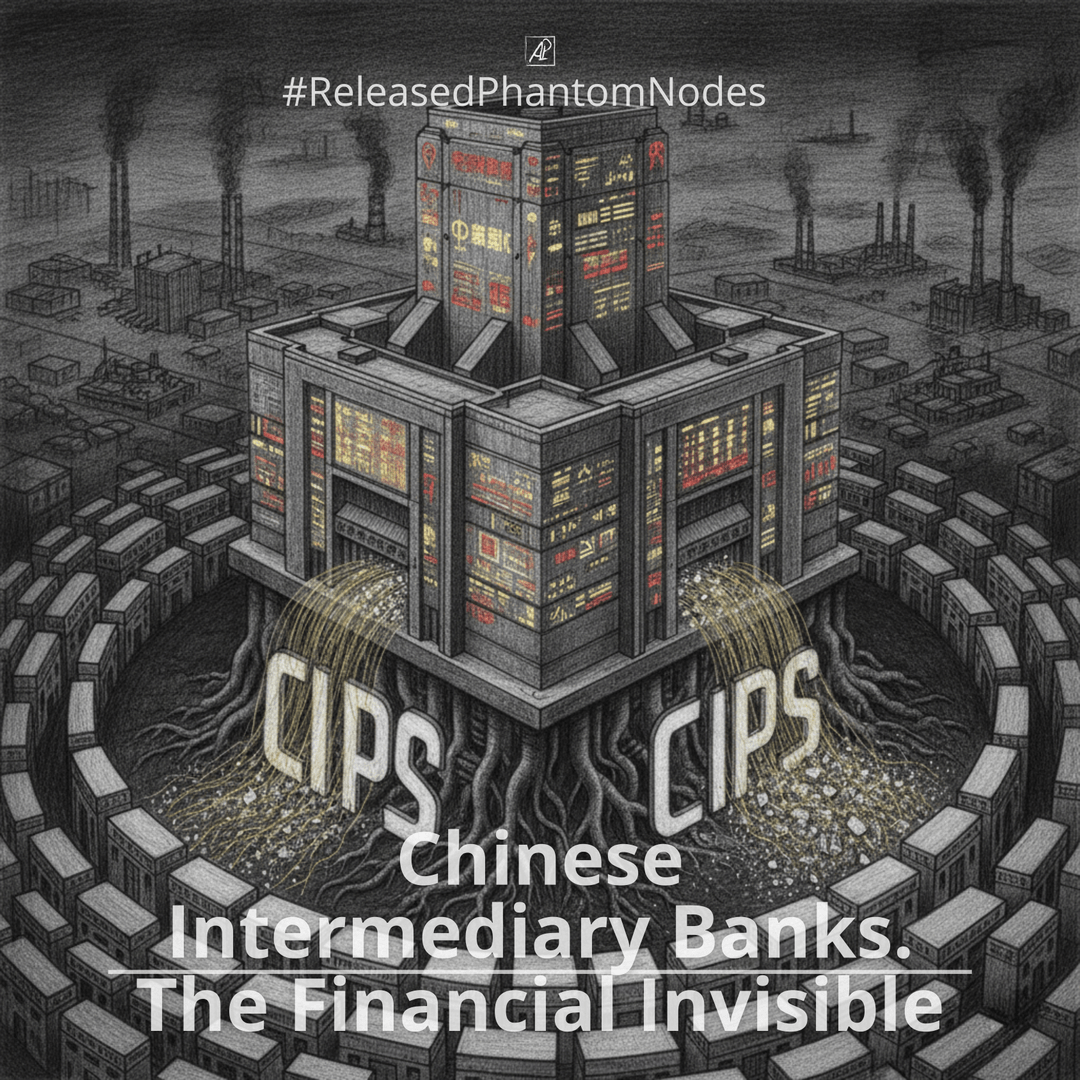 🕳️ Nó Fantasma Liberado 109: Bancos Intermediários Chineses. A Invisibilidade Financeira