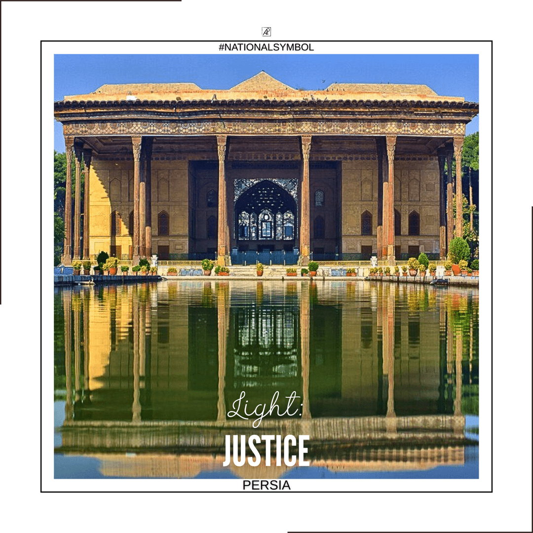 National Symbol. Persia. ☀️⚖️ Light — Justice