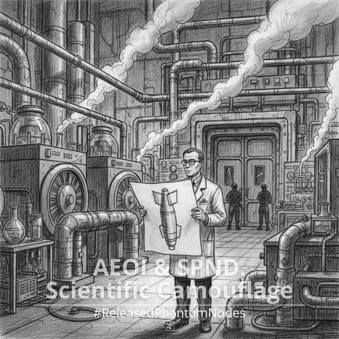 🕳️ Nó Fantasma Liberado 76: AEOI & SPND. Camuflagem Científica