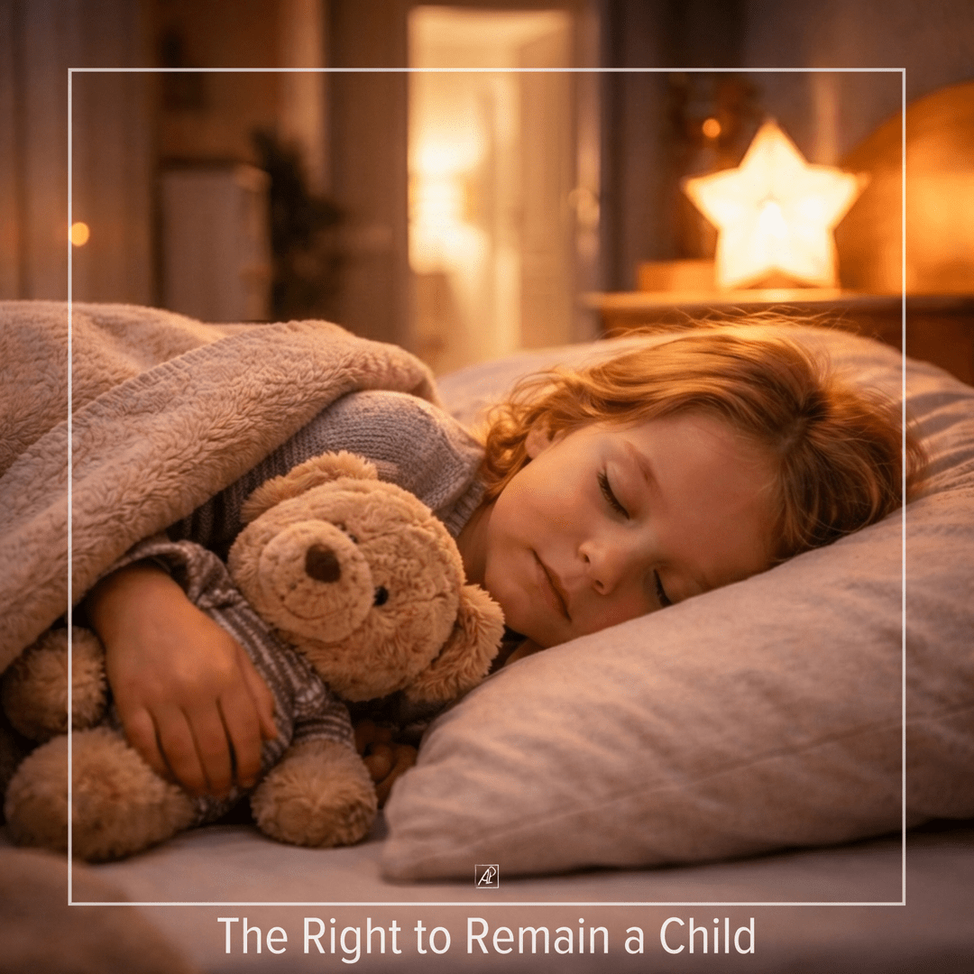 👧🏻🧸🛏️ O Direito de Continuar Criança