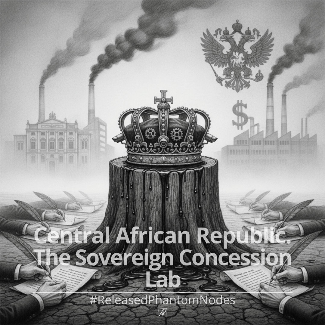 🕳️ Released Phantom Node 118: Central African Republic. The Sovereign Concession Lab