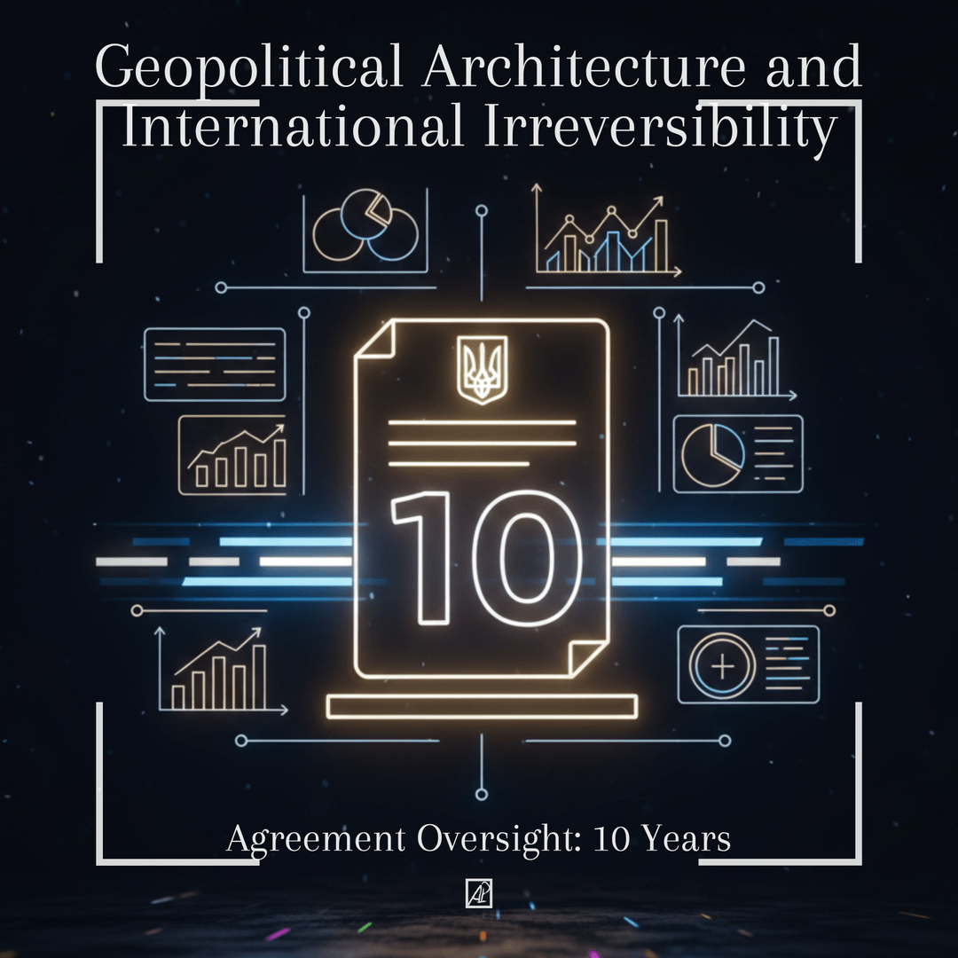 Ukraine. Peace Plan. 39. 📊 Agreement Oversight: 10 Years poster image