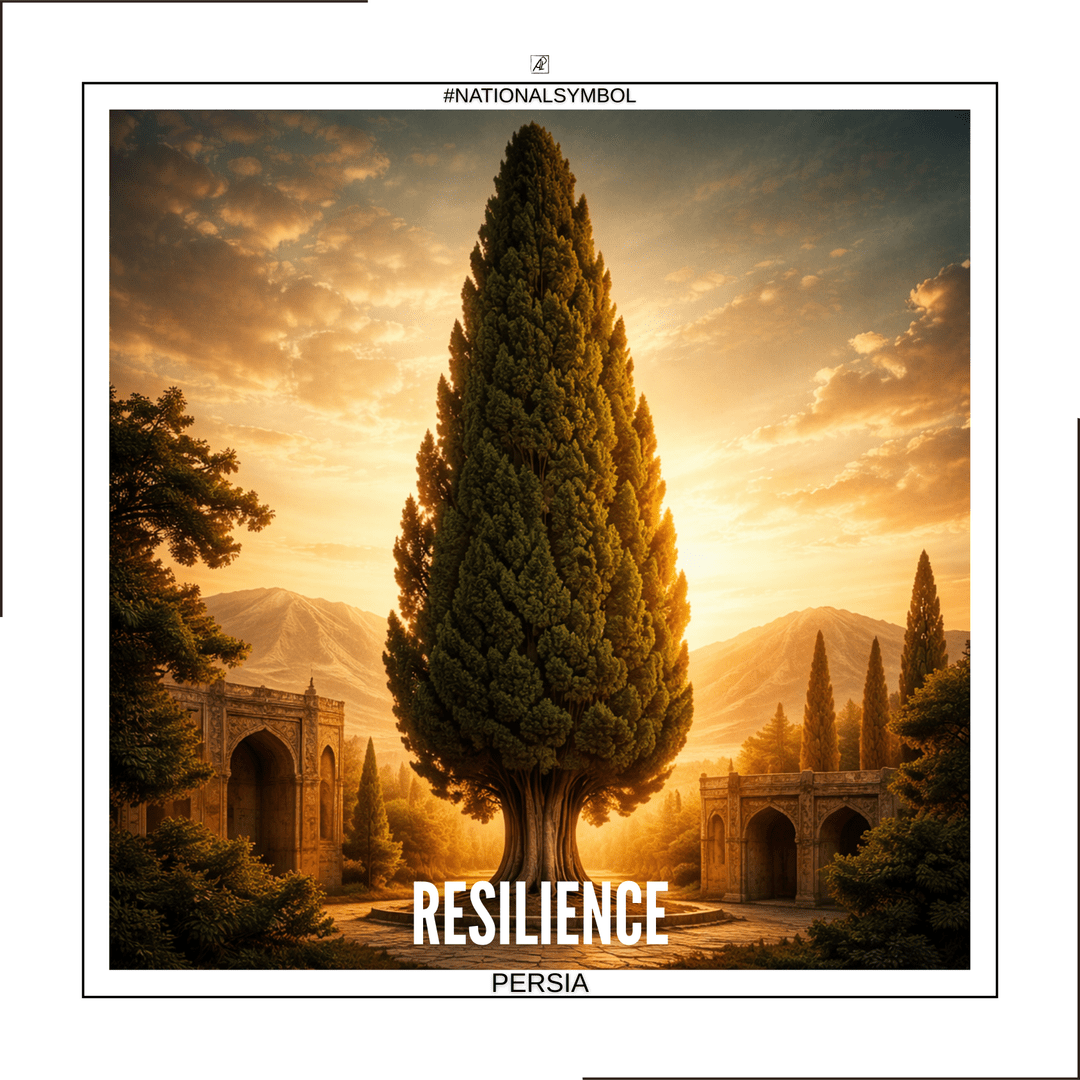 National Symbol. Persia. 🌿🌲 Cypress — Resilience