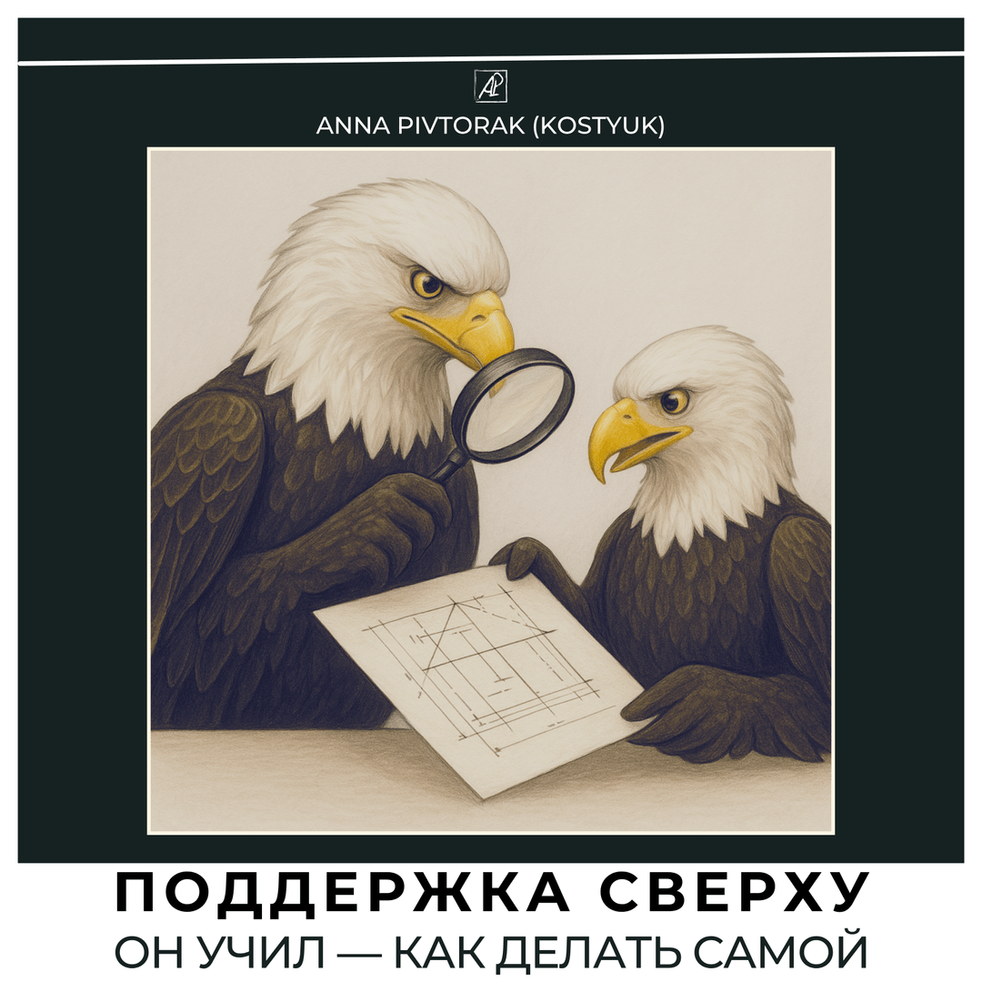 Поддержка Сверху. Он учил — как делать самой. poster image