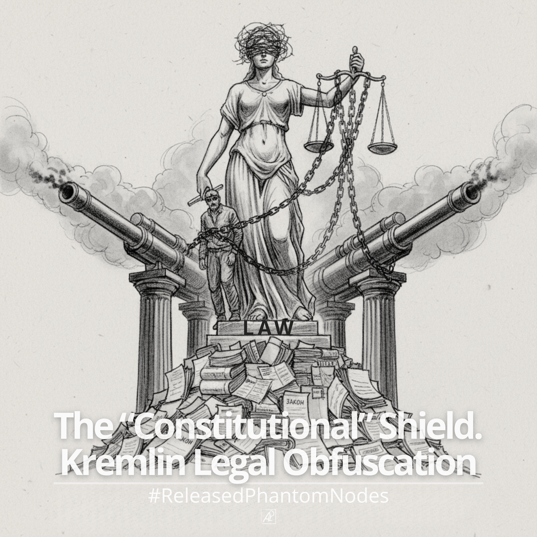 🕳️ Nó Fantasma Liberado 88: O “Escudo” Constitucional. Obfuscação Jurídica do Kremlin