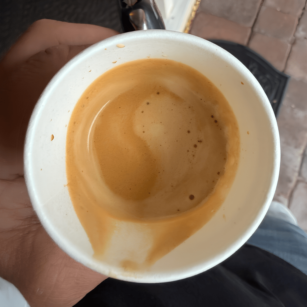 Yin and Yang. Espresso Morning Inspiration