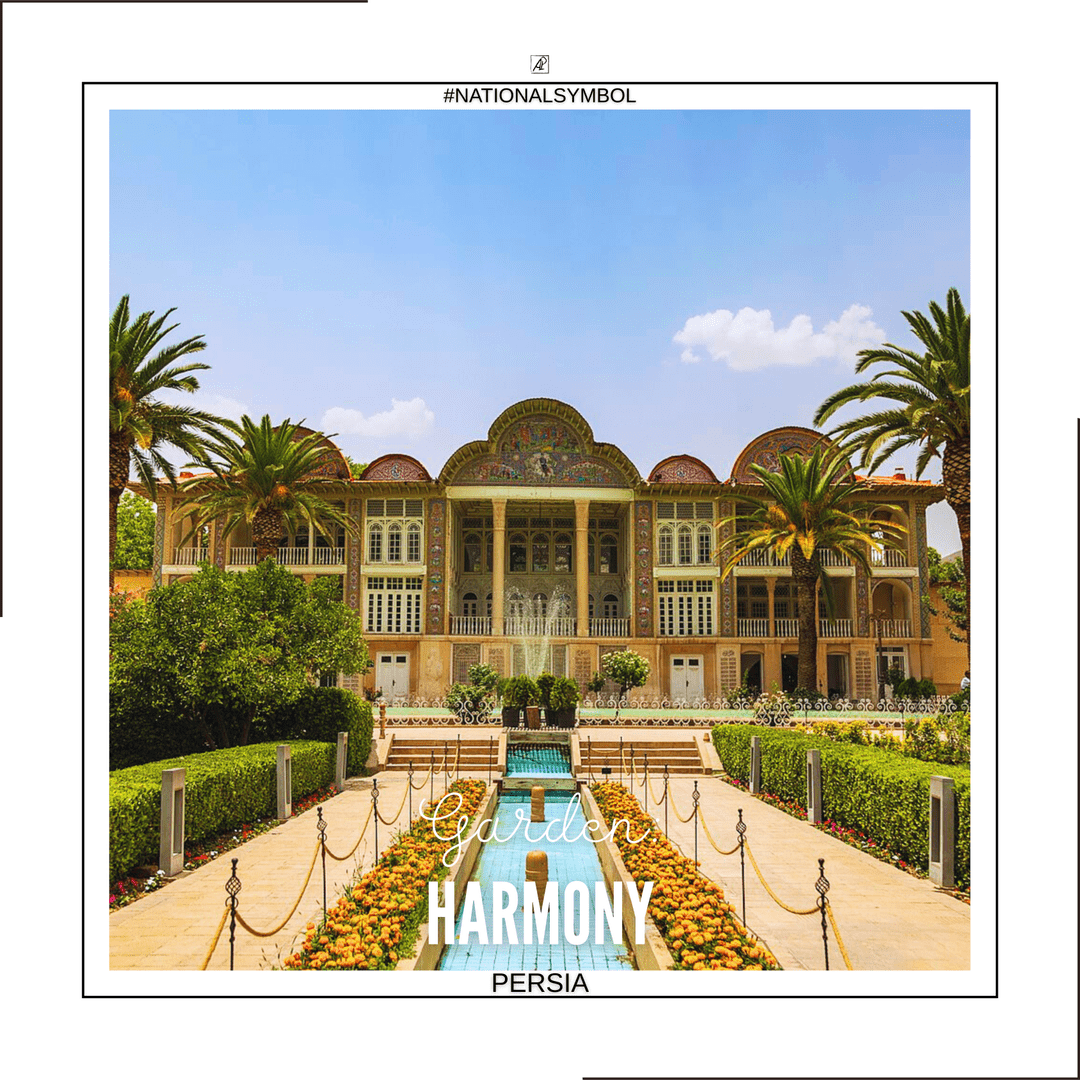 Símbolo Nacional. Pérsia. 🌸🌿 Jardim — Harmonia