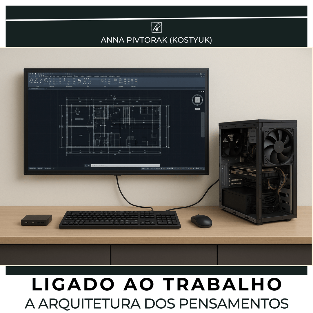 Ligado ao Trabalho. A arquitetura dos pensamentos. poster image