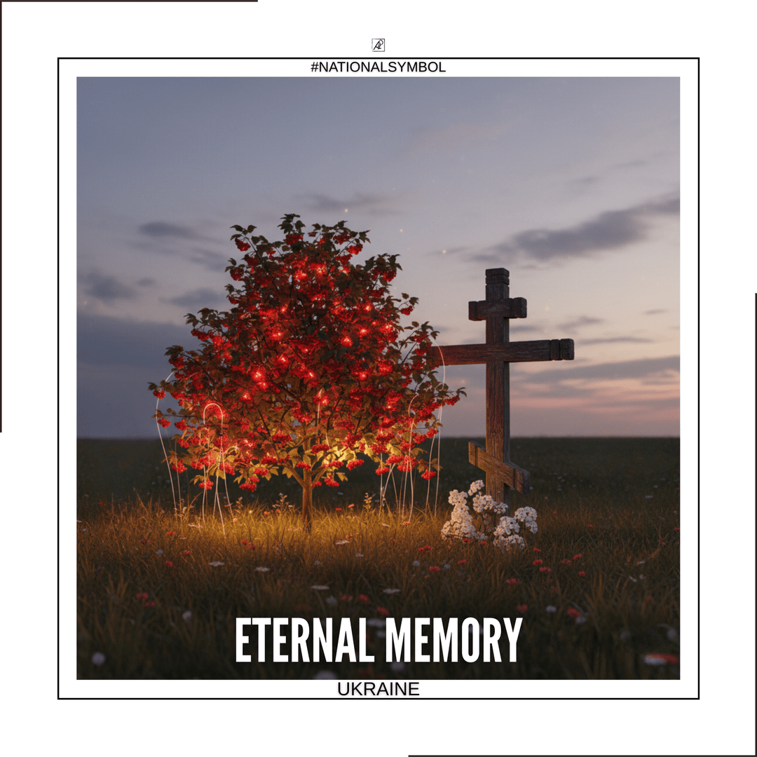 Национальный Символ. Украина. 🌺🕯️ Калина — Вечная память poster image