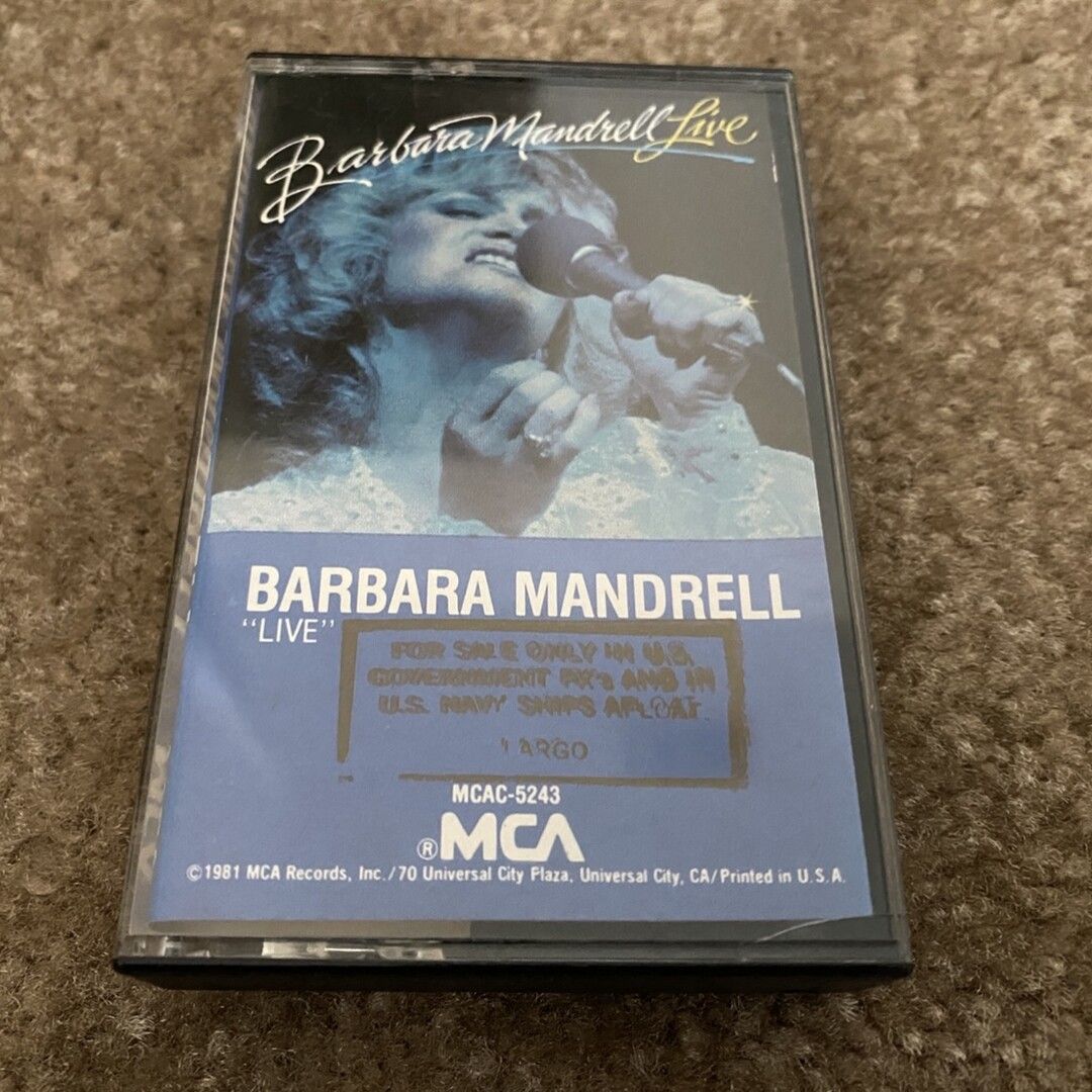 Barbara Mandrell "Live" Compact Cassette 