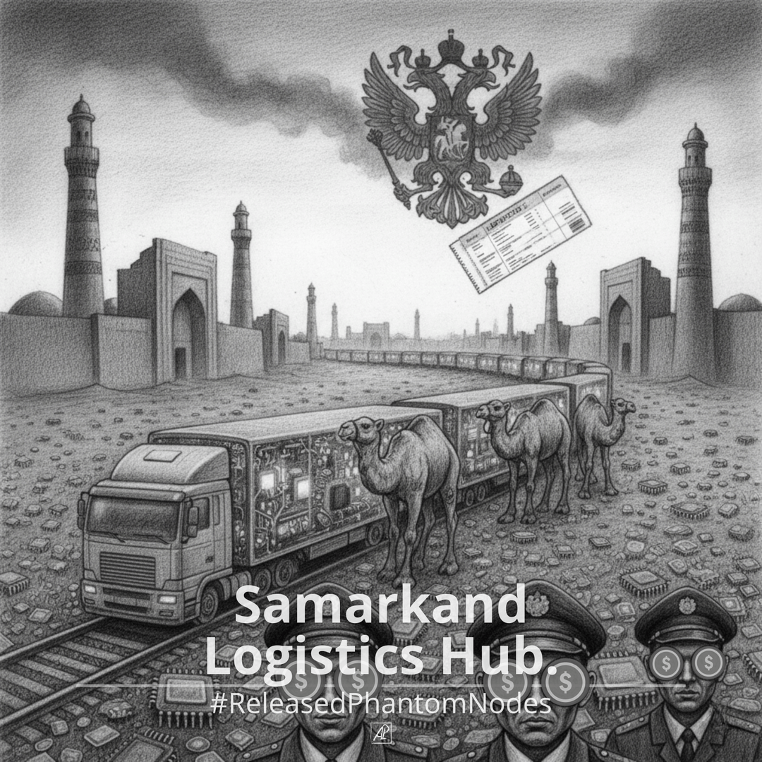 🕳️ Released Phantom Node 96: Samarkand Logistics Hub. The Crossroads of Ghosts