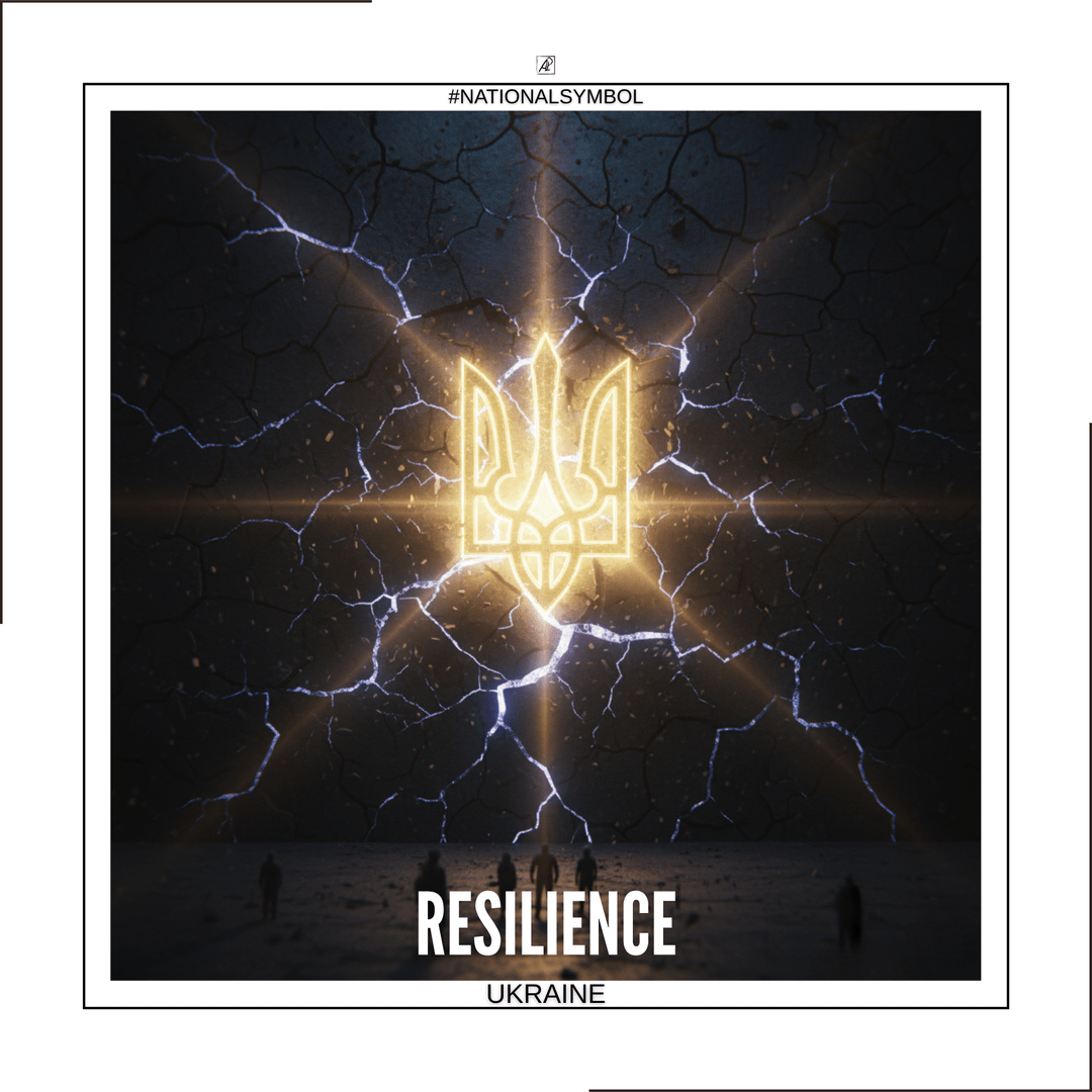 National Symbol. Ukraine. 🔱🛡️ Tryzub — Resilience