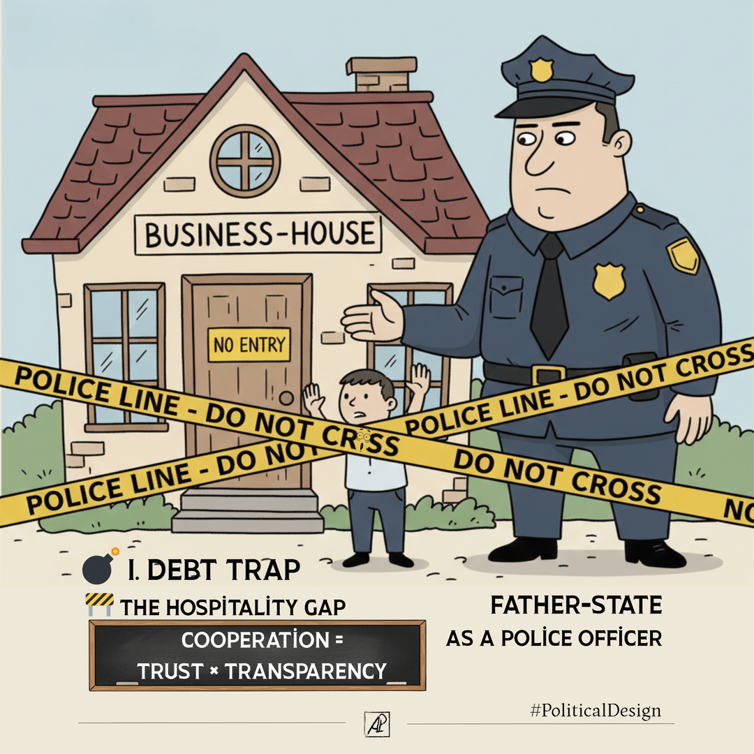 💣 Debt Trap 🚧 The Hospitality Gap poster image