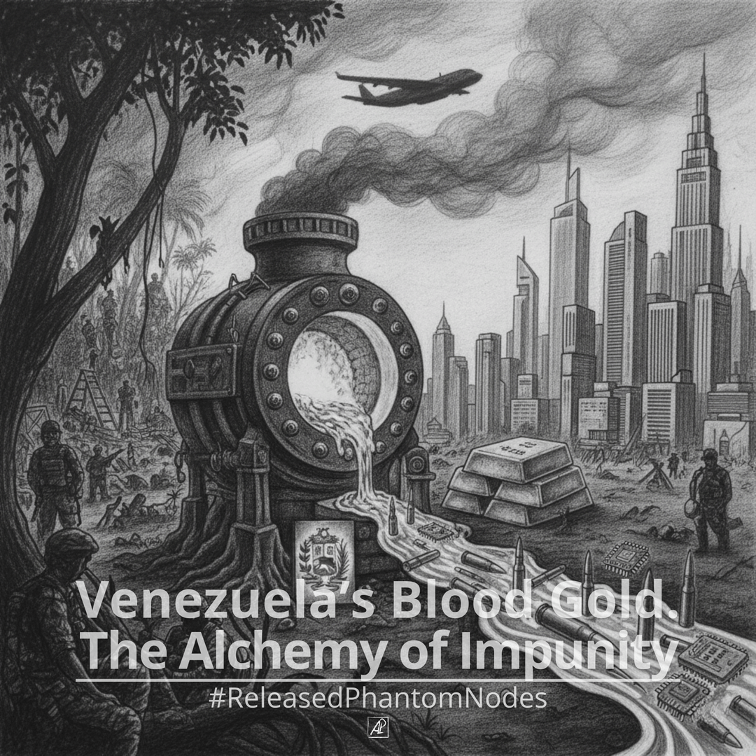 🕳️ Nó Fantasma Liberado 113: “O Ouro Sangrento” da Venezuela. A Alquimia da Impunidade