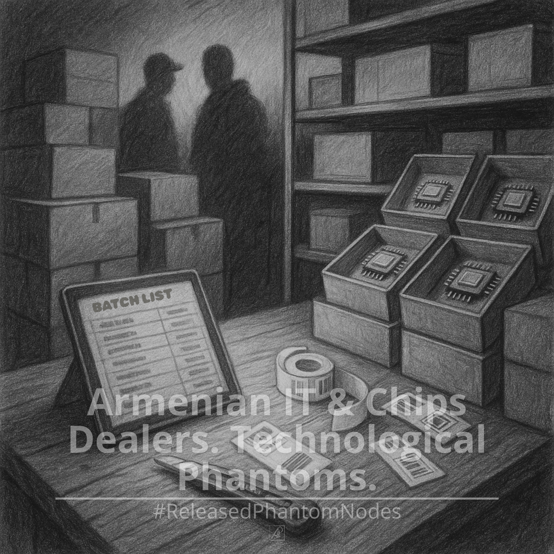 🕳️ Released Phantom Node 63: Armenian IT & Chips Dealers. Technological Phantoms. Invisible Labyrinth