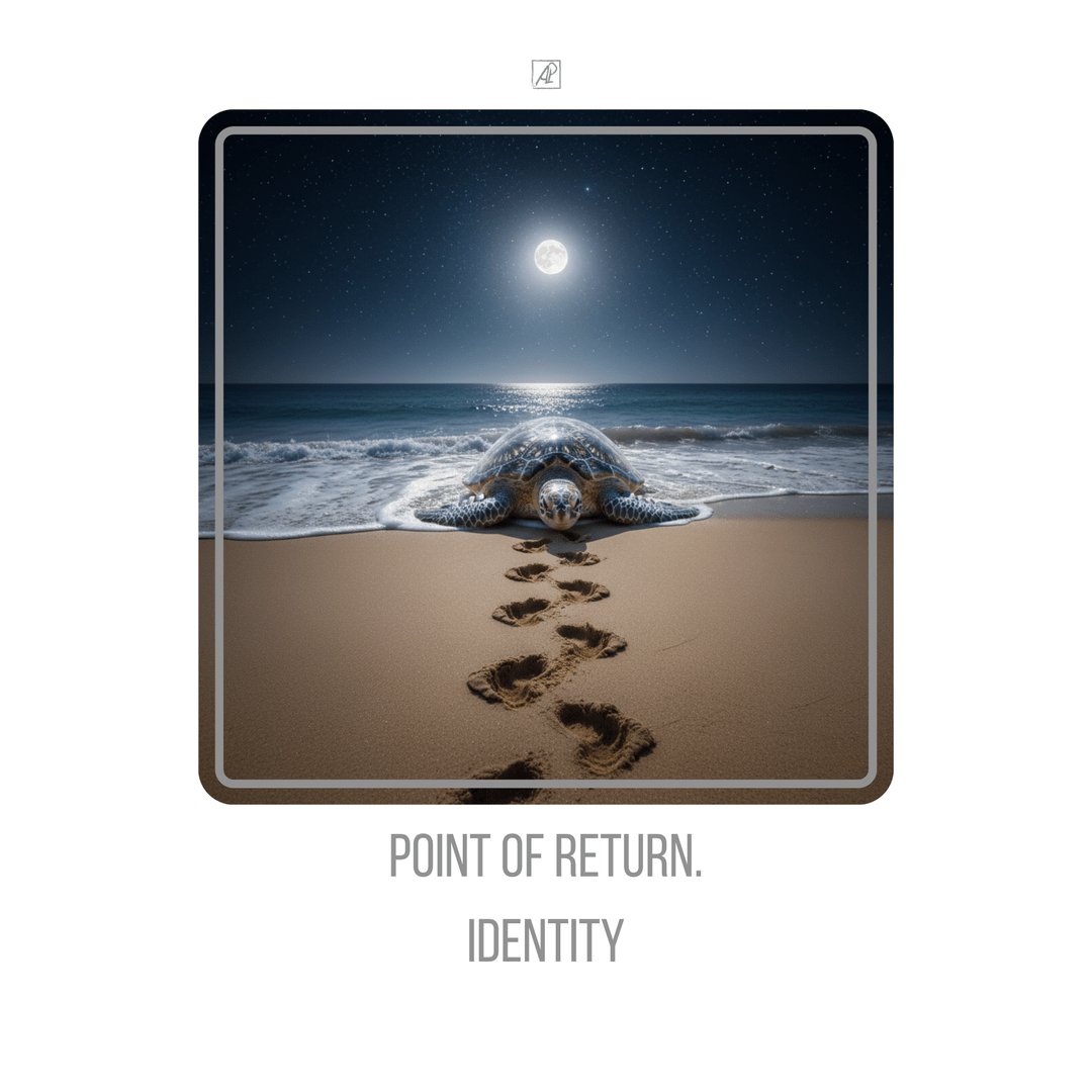 🐢🏝️🌙 Ponto de Retorno. Identidade