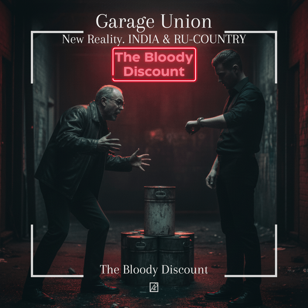 INDIA & RU-COUNTRY. 🏴‍☠️ Garage Union. 📉 The Bloody Discount poster image