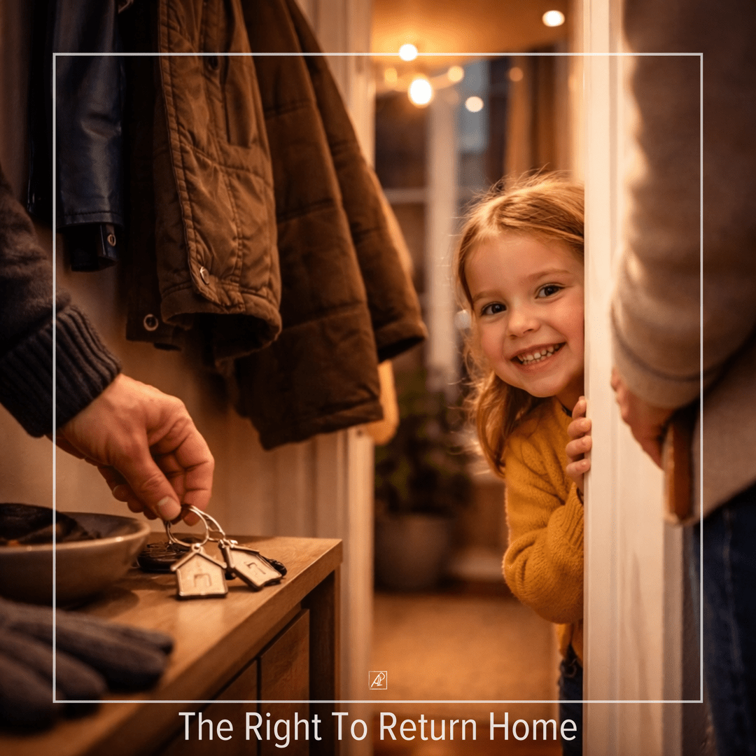 🧑🧑🧒🏠🔑 O Direito De Voltar Para Casa