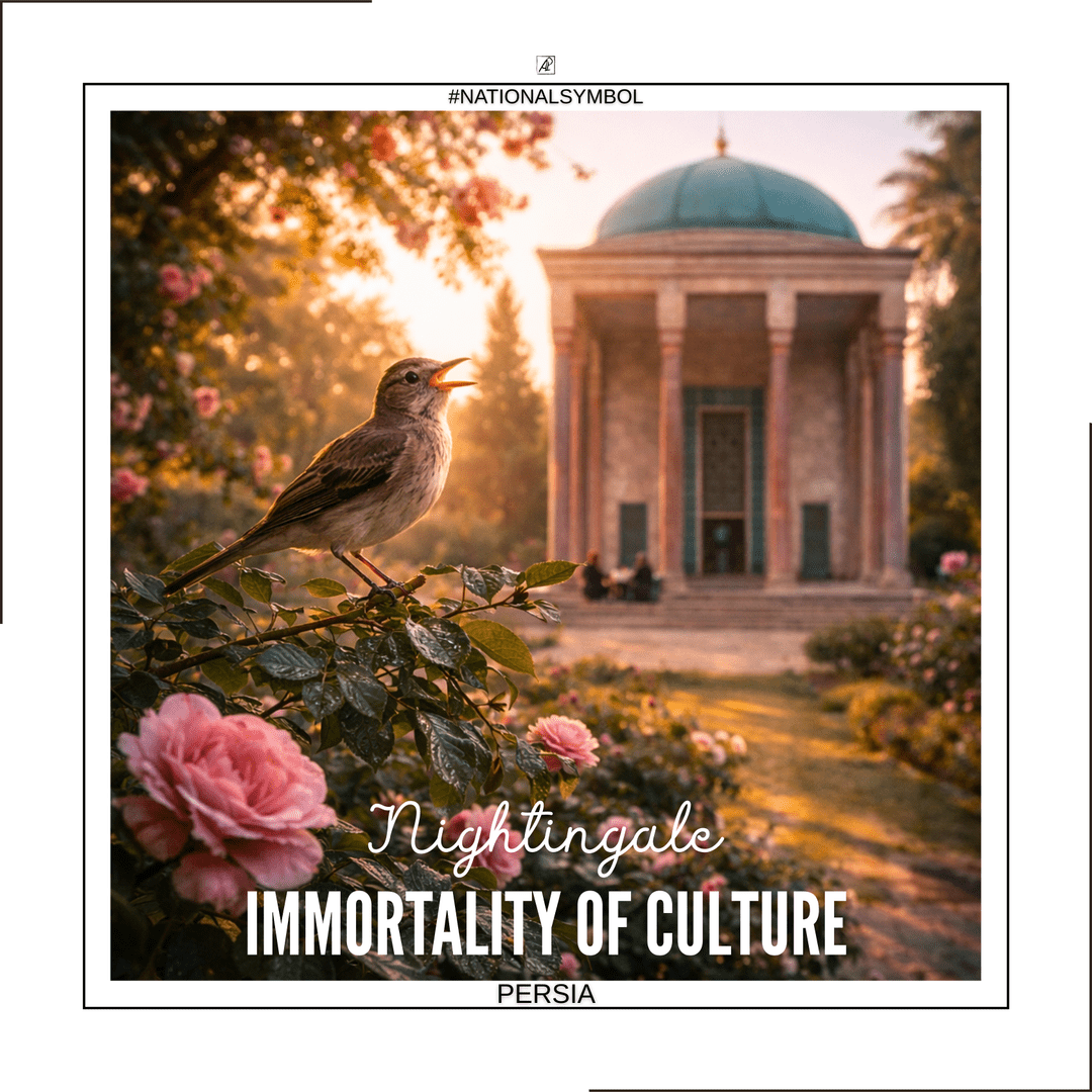 National Symbol. Persia. ๐ฆ๐ Nightingale โ Immortality Of Culture