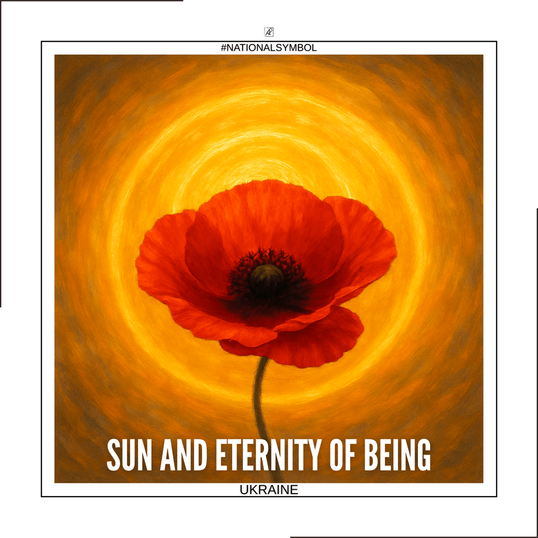 National Symbol. Ukraine. 🌺🔆 Poppy — Sun and Eternity of Being poster image