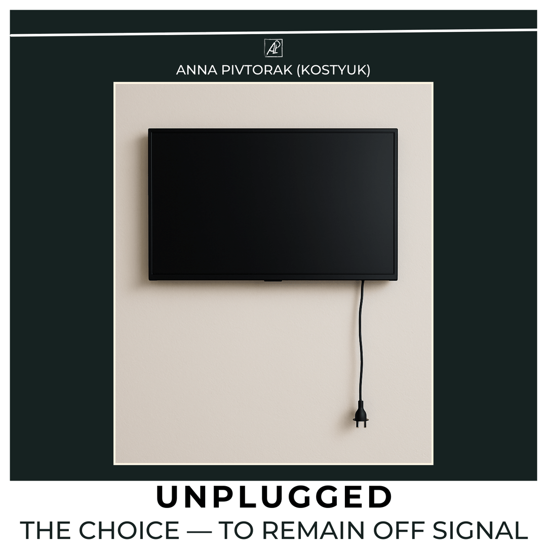 Unplugged.  The choice — to remain off signal. poster image