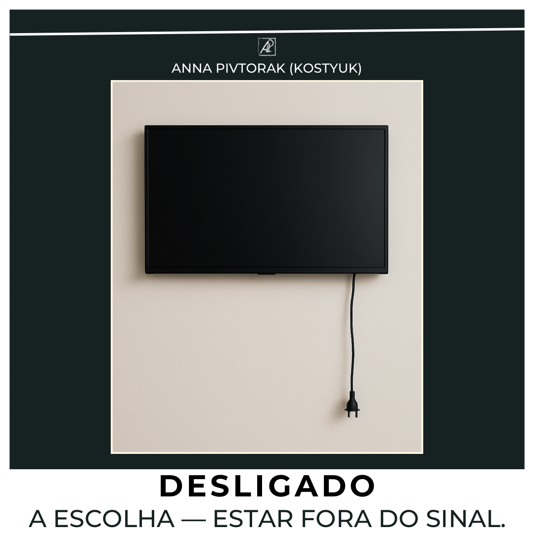 Desligado.  A escolha — estar fora do sinal. poster image