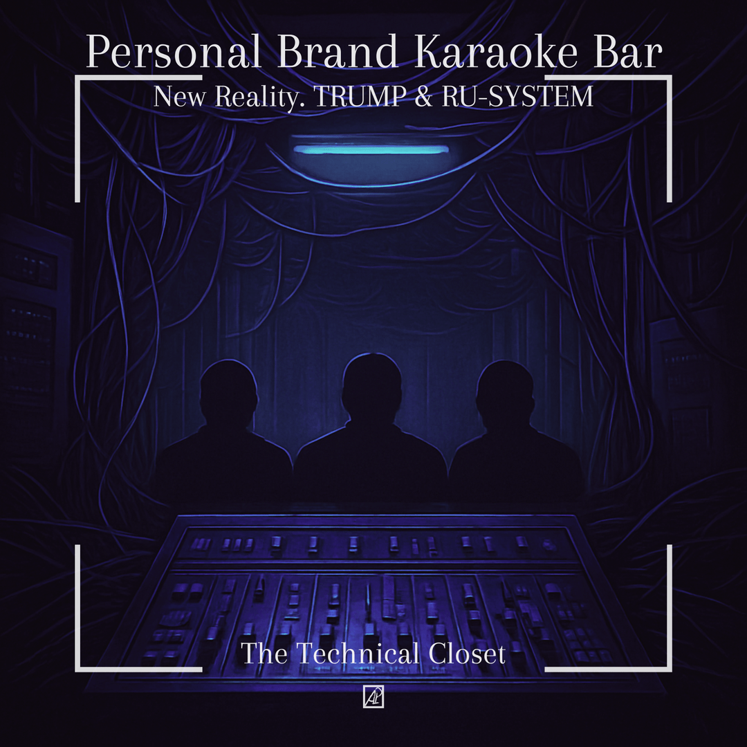 TRUMP & RU-SISTEMA. 🎤 Karaoke Bar do Branding Pessoal. 🔌 A Sala Técnica