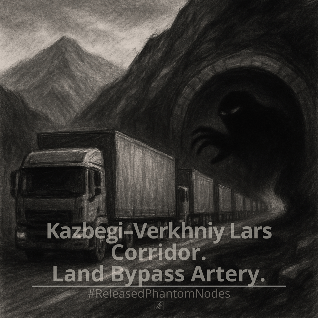 🕳️ Released Phantom Node 70: Kazbegi–Verkhniy Lars Corridor. Land Bypass Artery. Phantom of the Mountain Tunnel