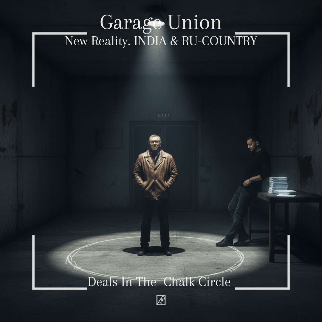 INDIA & RU-COUNTRY. 🏴‍☠️ Garage Union. 📏 Deals In The  Chalk Circle poster image