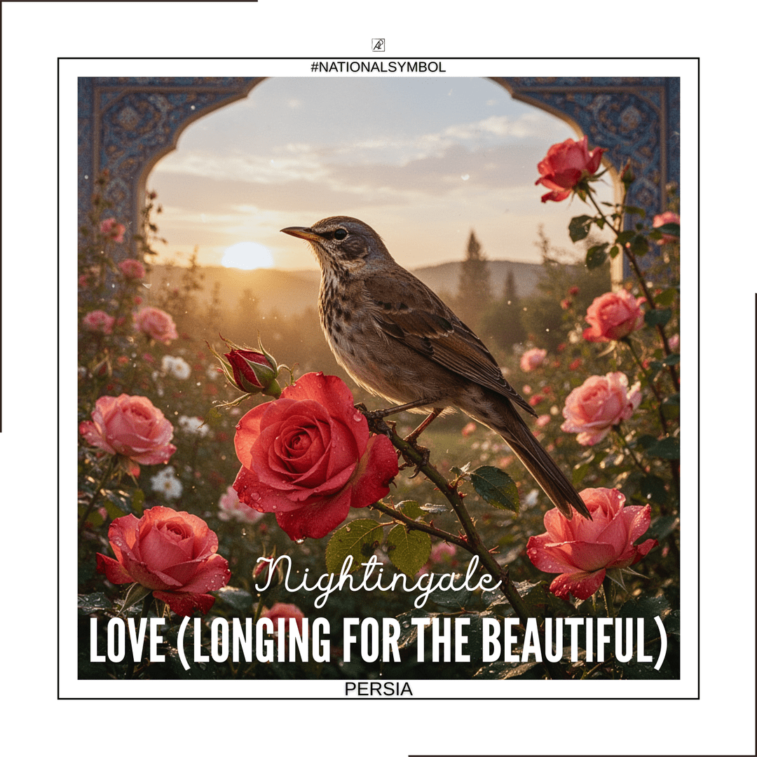 National Symbol. Persia. 🐦❤️ Nightingale — Love (Longing For The Beautiful)