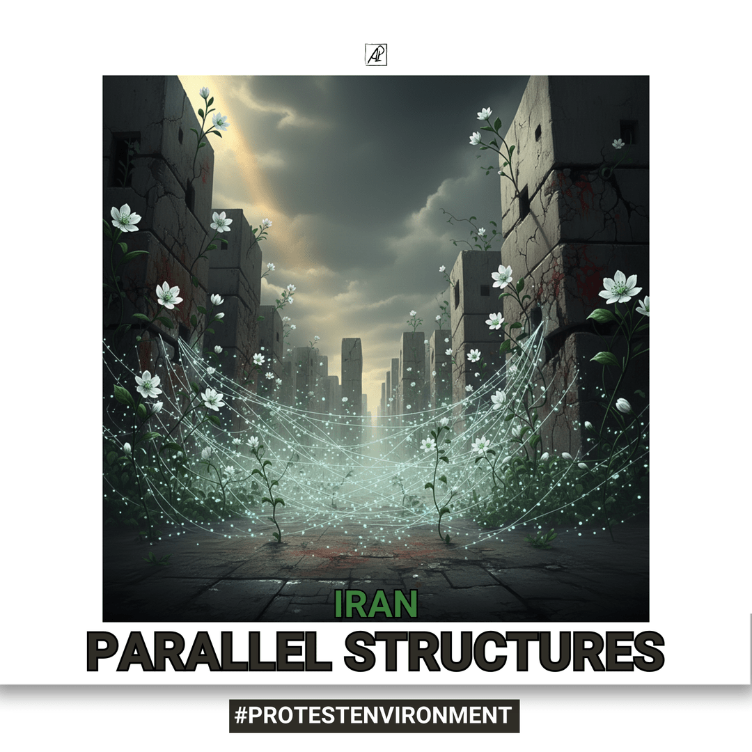Protest Environment. Parallel Structures