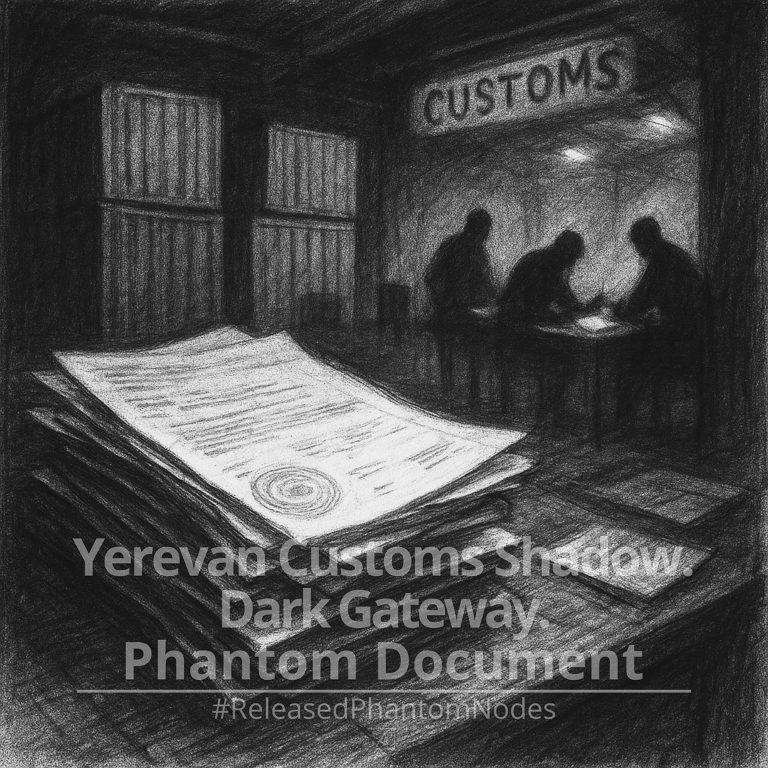 🕳️ Released Phantom Node 60: Yerevan Customs Shadow. Dark Gateway. Phantom Document