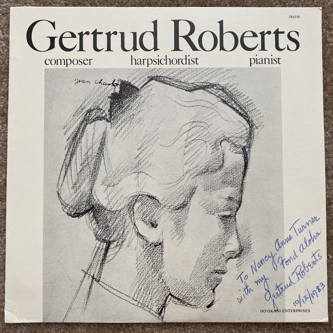 Gertrud Roberts Vinyl 1979 HO'OKANI ENTERPRISES