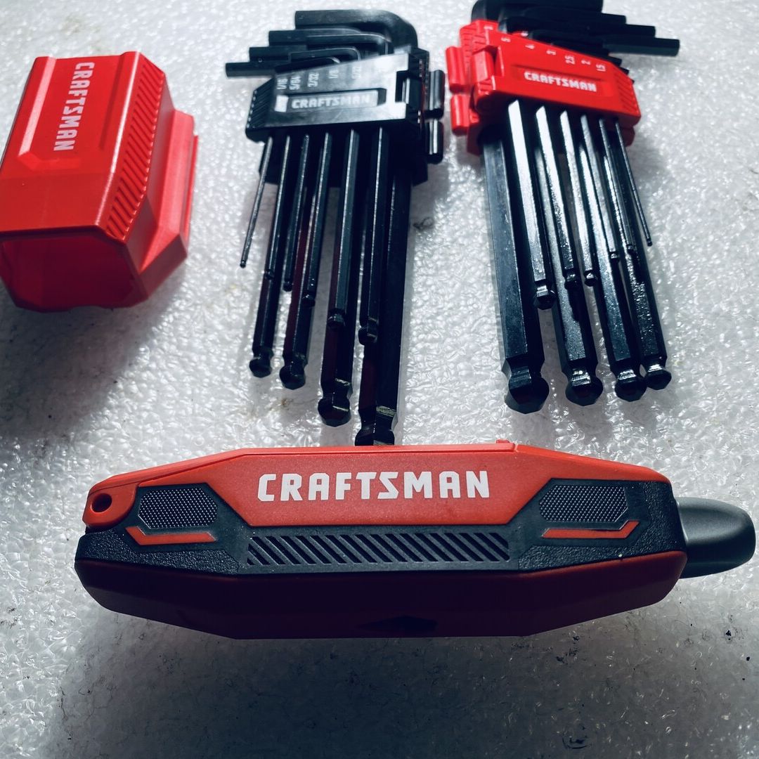 20 pc. Standart and Metric Combination Hex Key Set by Craftsman