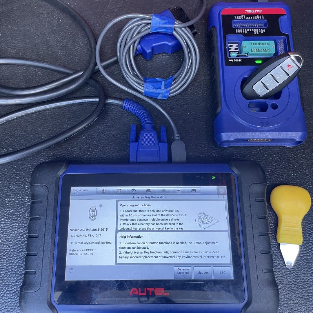 New smart key (Autel 4 buttons) for Nissan Altima, 2014). Hillard, Fl poster image