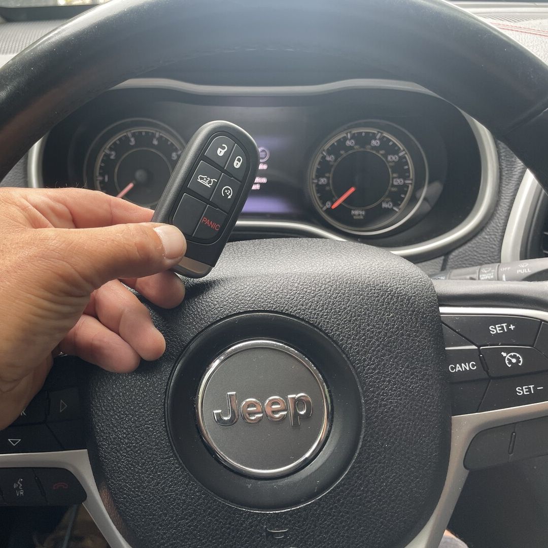 New smart key for Jeep Cherokee 2014. Ponte Vedra, Fl poster image