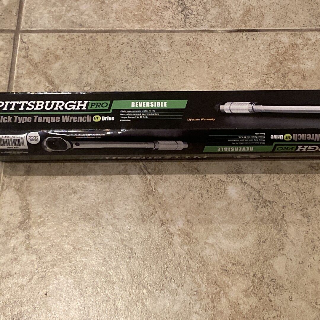 Pittsburgh Pro 3/8" Drive Click-Type Torque Wrench