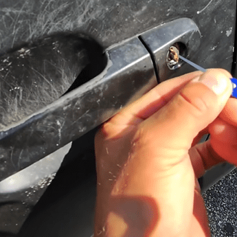 Removing a Broken Key from a 2004 Toyota RAV4 Door Lock. Locksmith Chronicles
